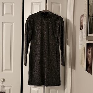 NWT Versona Black Sparkly Dress